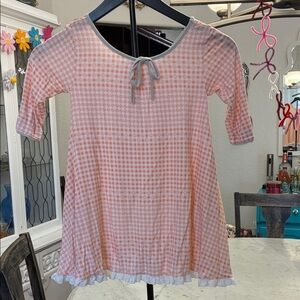 Orange Gingham Omijo Dress